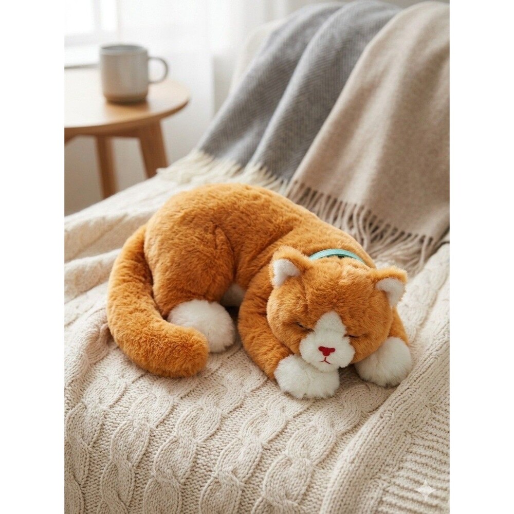 Calmeroos Cat Heartbeat Calming Separation Anxiety Relief Toys Kitten Tested
